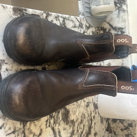 Blundstone 500 premium leather brown boots - Picture 7 of 9